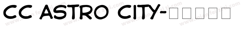cc astro city字体转换